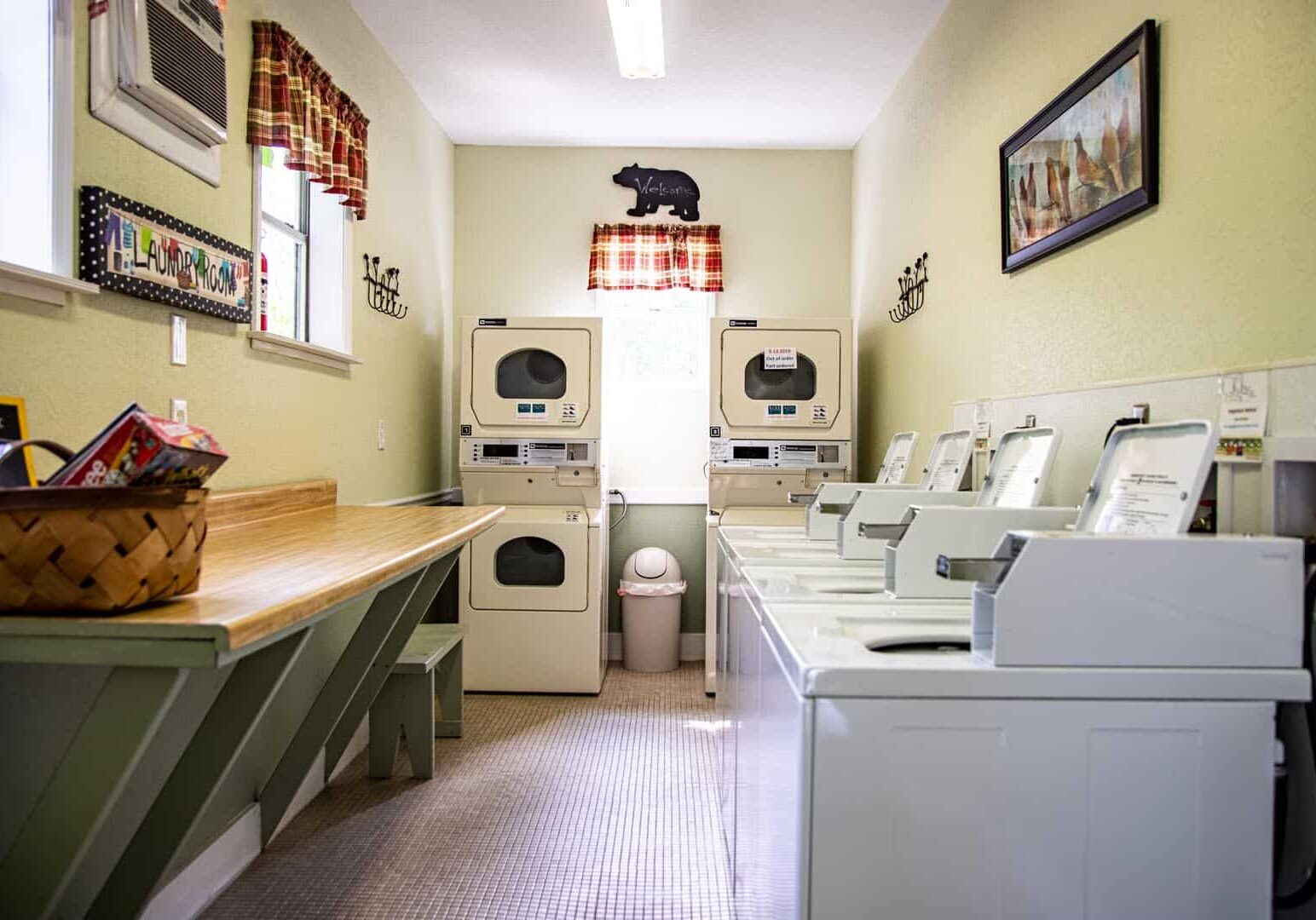 Climate controlled laundry room Climate controlled laundry room